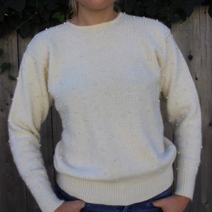 Vintage Pearl Sweater